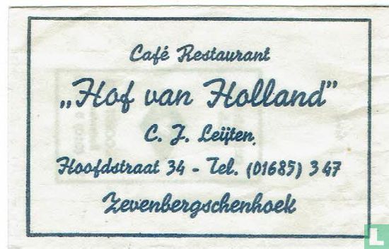 Café Restaurant "Hof van Holland"  - Image 1
