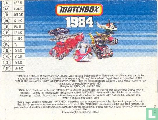 "Matchbox" 1984 - Image 2