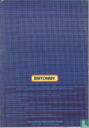 Matchbox 1988 - Bild 2