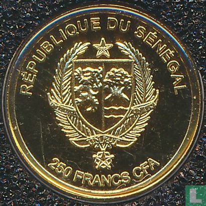 Senegal 250 francs 2018 (PROOF) "Diamond" - Afbeelding 2
