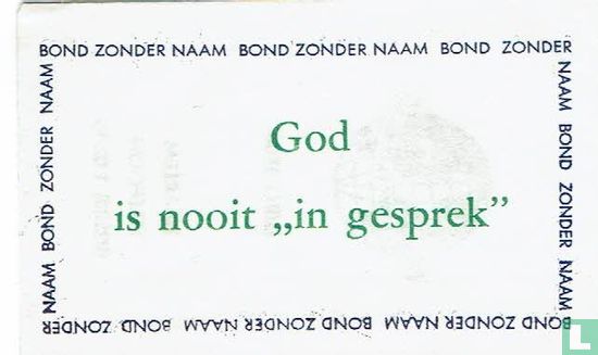 Bond zonder naam -  God - Image 1