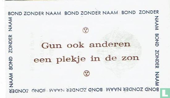 Bond zonder naam -  Gun ook anderen - Image 1