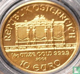 Oostenrijk 10 euro 2008 "Wiener Philharmoniker" - Afbeelding 1