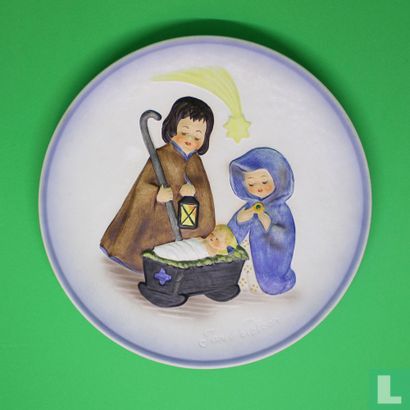 Sierbord - Jozef, Maria en het Jesus kind - Goebel - Afbeelding 1