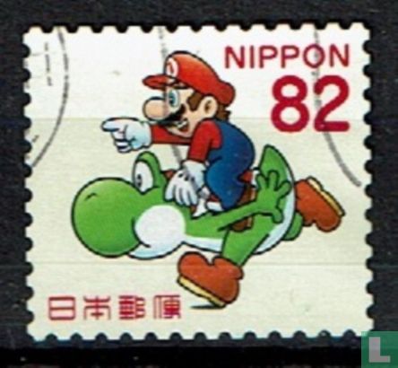 Groetzegels - Super Mario
