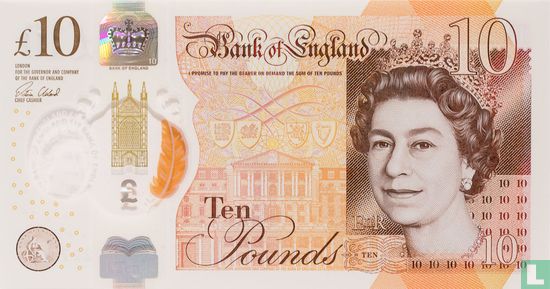 United Kingdom 10 Pound 2016 - Image 1