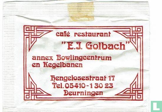 Café restaurant "E.J. Golbach"   - Afbeelding 1
