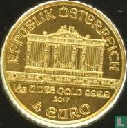 Autriche 4 euro 2017 "Wiener Philharmoniker" - Image 1