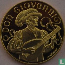 Austria 500 schilling 1991 (PROOF) "200th anniversary Death of Wolfgang Amadeus Mozart" - Image 2