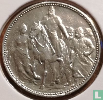 Hongarije 1 korona 1896 "Millennium of Hungary" - Afbeelding 2