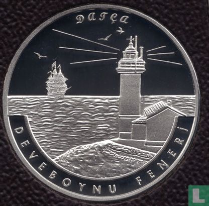 Turkije 20 türk lirasi 2017 (PROOF) "Deveboynu Lighthouse" - Afbeelding 2