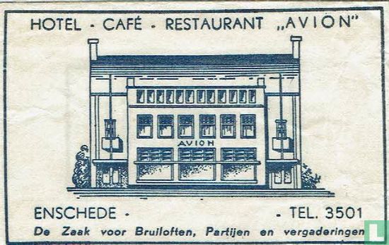 Hotel Café Restaurant "Avion"   - Afbeelding 1