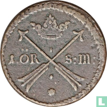 Zweden 1 öre S.M. 1669 - Afbeelding 2
