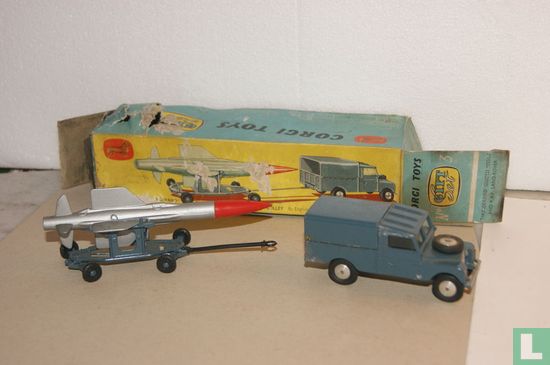 R.A.F. Land Rover & Thunderbird Guided Missile on Trolley - Image 3