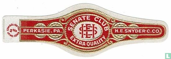 Senate Club HES Extra Quality - Perkasie, Pa. - H.E. Snyder C. Co. - Image 1