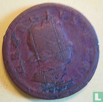 Royaume-Uni  ½ penny 1717 - Image 2