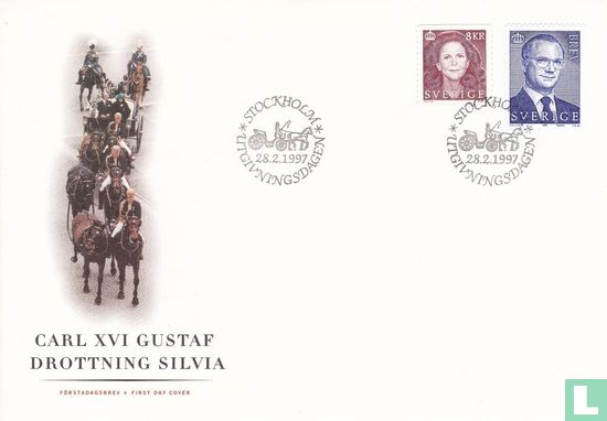 König Carl XVI. Gustaf und Königin Silvia