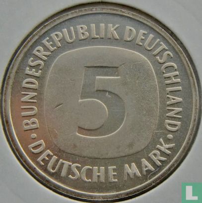 Duitsland 5 mark 1997 (G) - Afbeelding 2