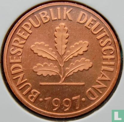 Deutschland 2 Pfennig 1997 (J) - Bild 1