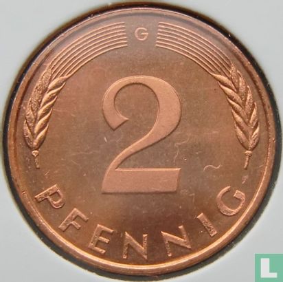 Duitsland 2 pfennig 1997 (G) - Afbeelding 2