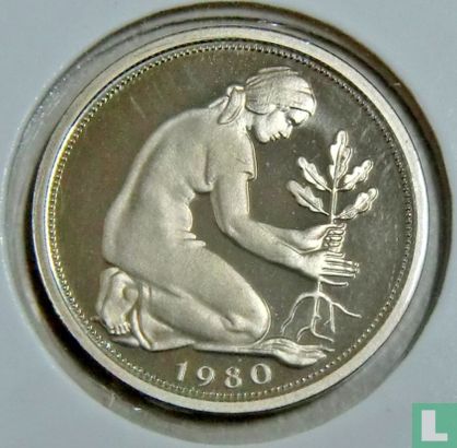 Deutschland 50 Pfennig 1980 (G) - Bild 1