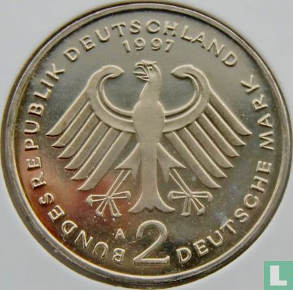Germany 2 mark 1997 (A - Willy Brandt) - Image 1