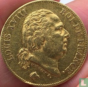 Frankrijk 40 francs 1816 (L) - Afbeelding 2