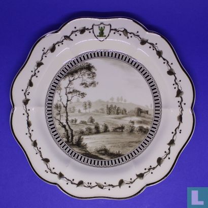 Sierbord - View of Wilton Castle, Herefordshire - Wedgwood - Bild 1