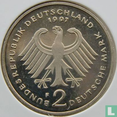 Deutschland 2 Mark 1997 (F - Franz Joseph Strauss) - Bild 1