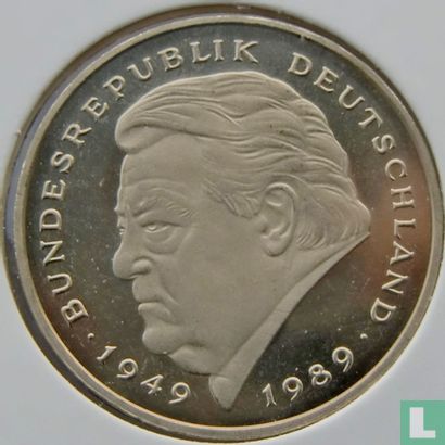 Deutschland 2 Mark 1997 (F - Franz Joseph Strauss) - Bild 2
