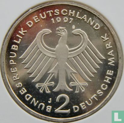Deutschland 2 Mark 1997 (J - Franz Joseph Strauss) - Bild 1