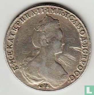 Rusland 1 roebel 1782 - Afbeelding 2