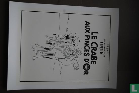 Kuifje Tintin Escale : Le crabe aux pinces d'or  - De krab met de gulden scharen - Afbeelding 2