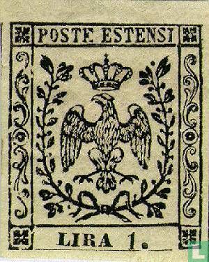 Herzogtum Modena - Adler mit Krone