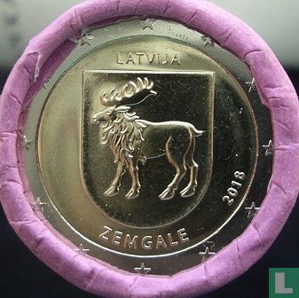 Letland 2 euro 2018 (rol) "Zemgale" - Afbeelding 1