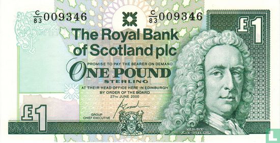 Scotland 1 Pound 2000 - Image 1