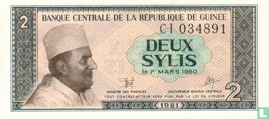 Guinée 2 Sylis 1981 - Image 1