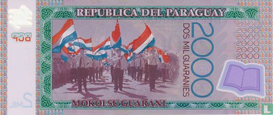 Paraguay 2.000 Guaranies 2011 - Afbeelding 2