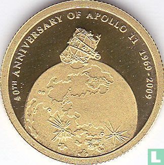 Cookeilanden 10 dollars 2009 (PROOF) "40th anniversary of Apollo 11" - Afbeelding 1