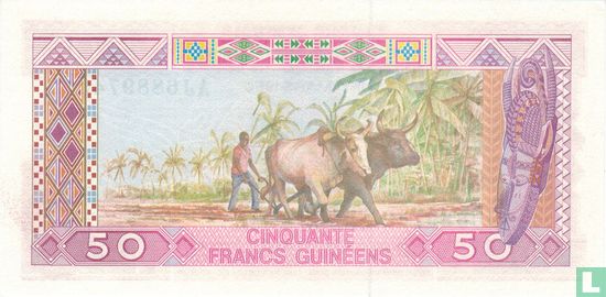 Guinea 50 Francs 1985 - Image 2