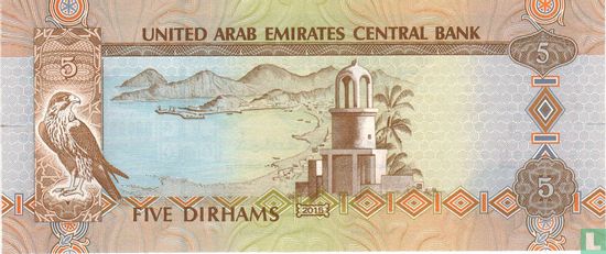 Verenigde Arabische Emiraten 5 Dirhams 2015 - Afbeelding 2