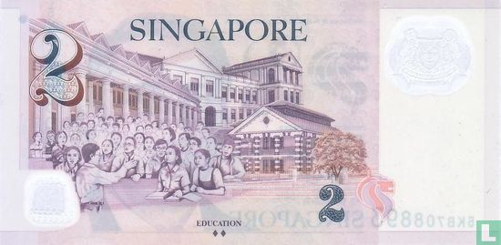 Singapour 2 Dollars ND (2015) - Image 2