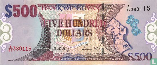 Guyana 500 Dollars ND (2005) - Bild 1