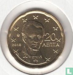 Griekenland 20 cent 2018 - Afbeelding 1