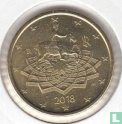 Italië 50 cent 2018 - Afbeelding 1