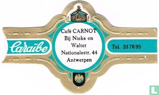 Café Carnot Bij Nieke en Walter Nationalestr. 44 Antwerpen - Tel. 33 76 95 - Image 1