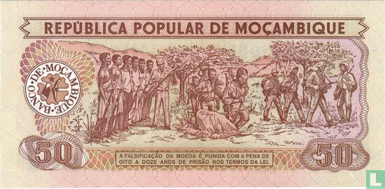 Mozambique 50 Meticais - Afbeelding 2