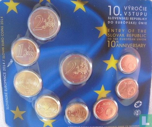 Slovakia mint set 2014 "10th anniversary of the accession of the Slovak Republic to the European Union" - Image 2