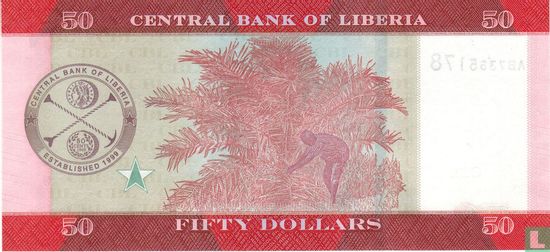 Liberia 50 Dollar 2016 - Bild 2
