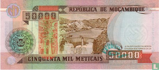 Mozambique 50,000 Meticais 1993 - Image 2